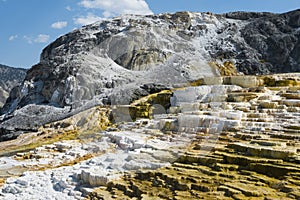 Mammoth Hot Springs Terrace geysers, Yellowstone