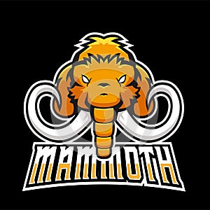 Mammoth sport or esport gaming mascot logo template, for your team