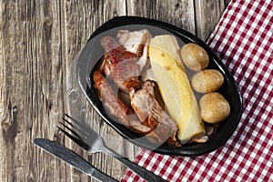 Mamona roasted meat, typical Colombian dish - Gastronomic delight of the eastern plains
