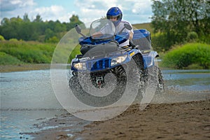 Man on ATV