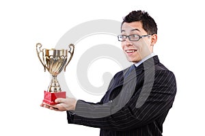 Man awarded with cup