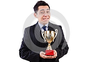 Man awarded with cup