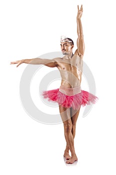 Man in ballet tutu photo