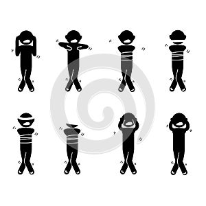 Man Basic Posture People Icon Sign