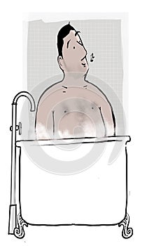 Man in Bath
