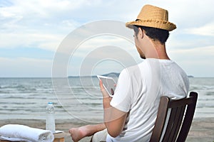 Man on the beach