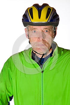 Man in Bicycle tenue