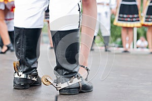 Man boot of Slovak folk dance