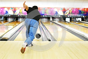 Man Bowling