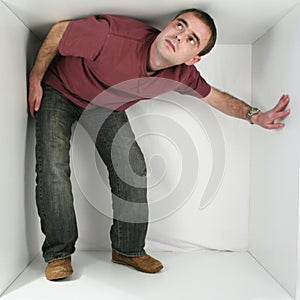 Man in a box