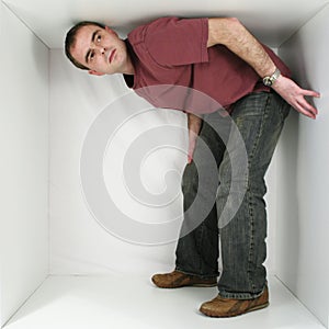 Man in a box