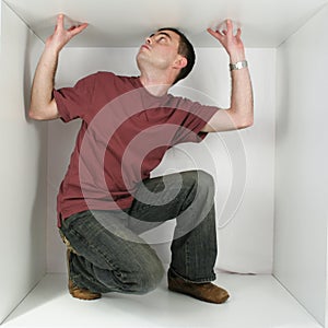 Man in a box