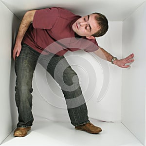 Man in a box