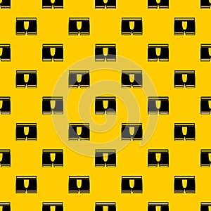Man boxer briefs pattern vector