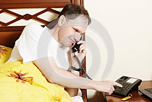 Man calling by phone