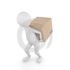 Man carrying box