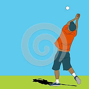 Man Catching Ball