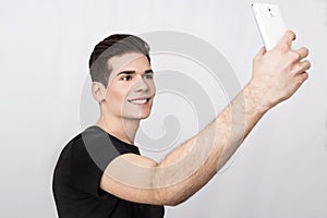 Man with cell phone