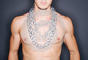 Man with chain