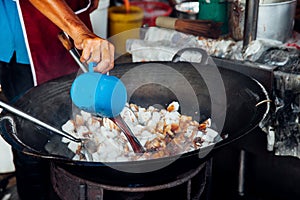 Man cooks at Kimberly Street Food Night Market