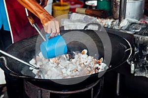 Man cooks at Kimberly Street Food Night Market