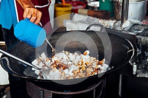 Man cooks at Kimberly Street Food Night Market