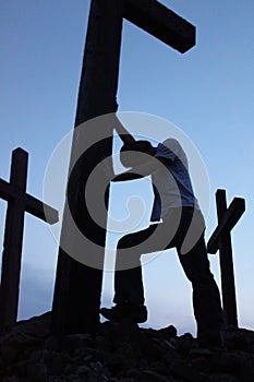 Man at the cross 2