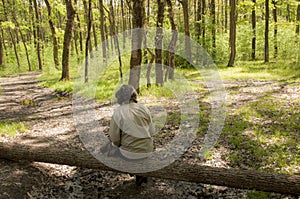 Man at the crossroads photo