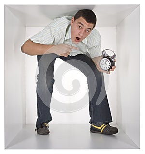 Man in the cube