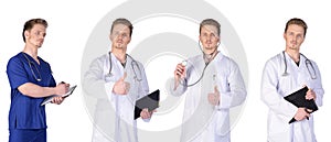 Man doctor group