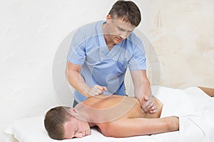 Man doing massage