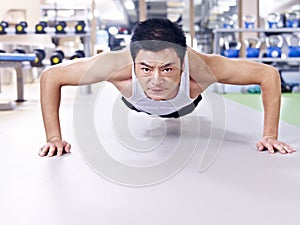 Man doing push-ups