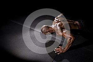 Man doing pushup