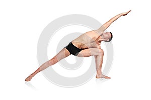 Man doing yoga