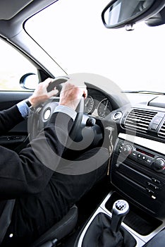 Man driving photo