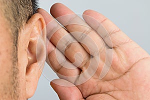 Man ear