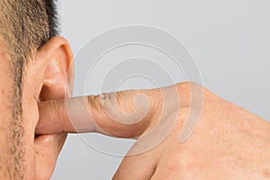 Man ear
