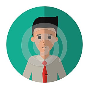 Man employee work business shadow