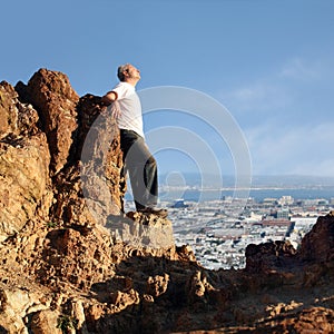 Man enjoying the view