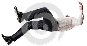 Man falling down