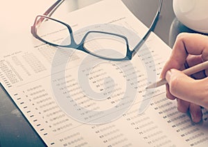Man filling a standardized test form