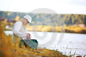 Man on a fishing trip