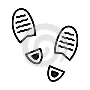 Man Footprint Icon