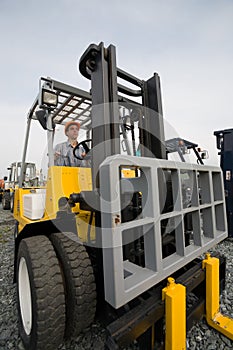 Man forklift