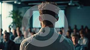 Entrepreneur or Speaker at Conference photo