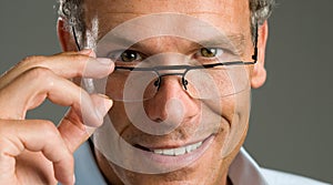 Man with glasses