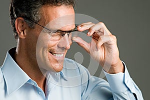 Man with glasses