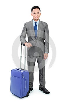 Man going on a business trip