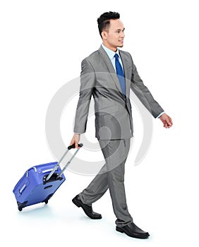 Man going on a business trip