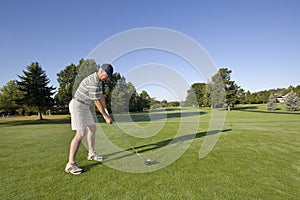 Man on Golf Course